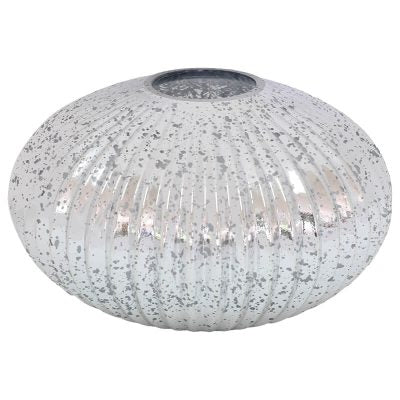 SILVER MERCURY OPTIC VASE