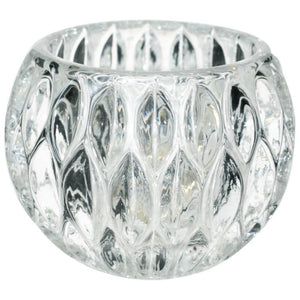 BELLE SMALL GLASS VOTIVE x 4 in a Pack