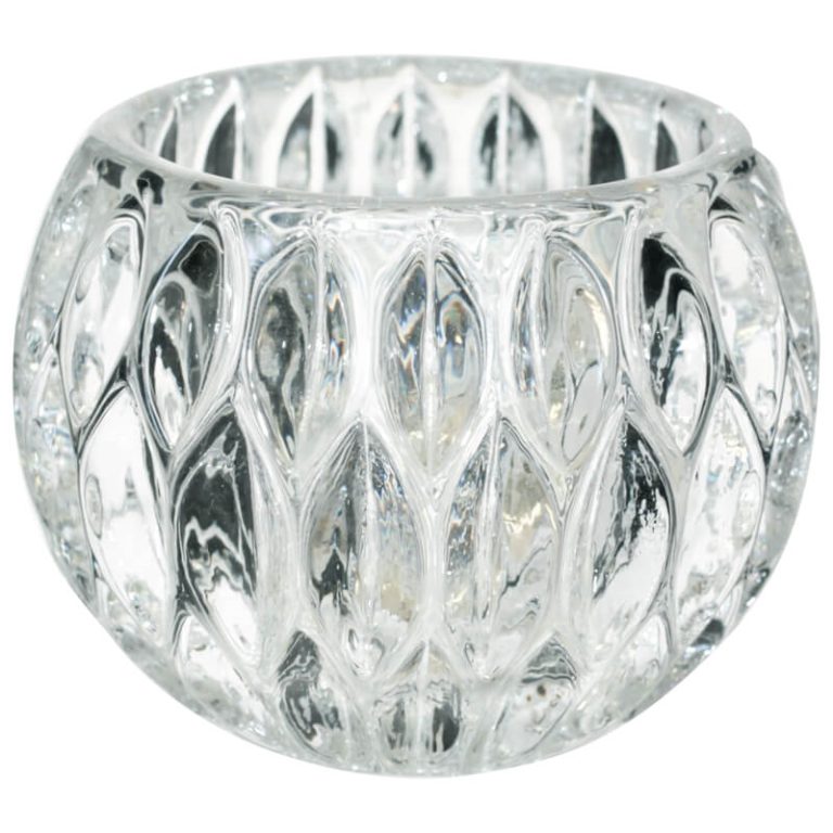 BELLE SMALL GLASS VOTIVE x 4 in a Pack