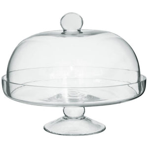 GLASS DOME CAKE STAND