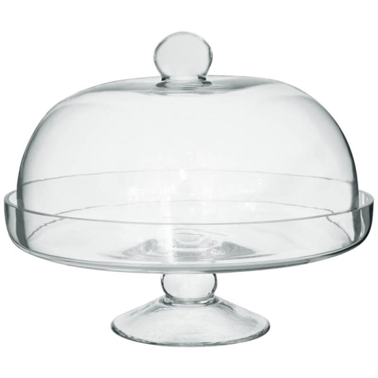 GLASS DOME CAKE STAND
