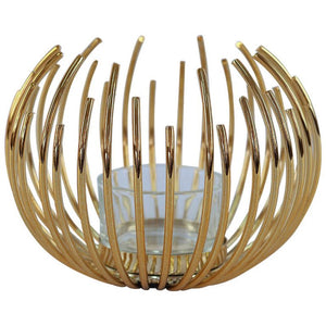 GOLD PIN CUSHION VOTIVE