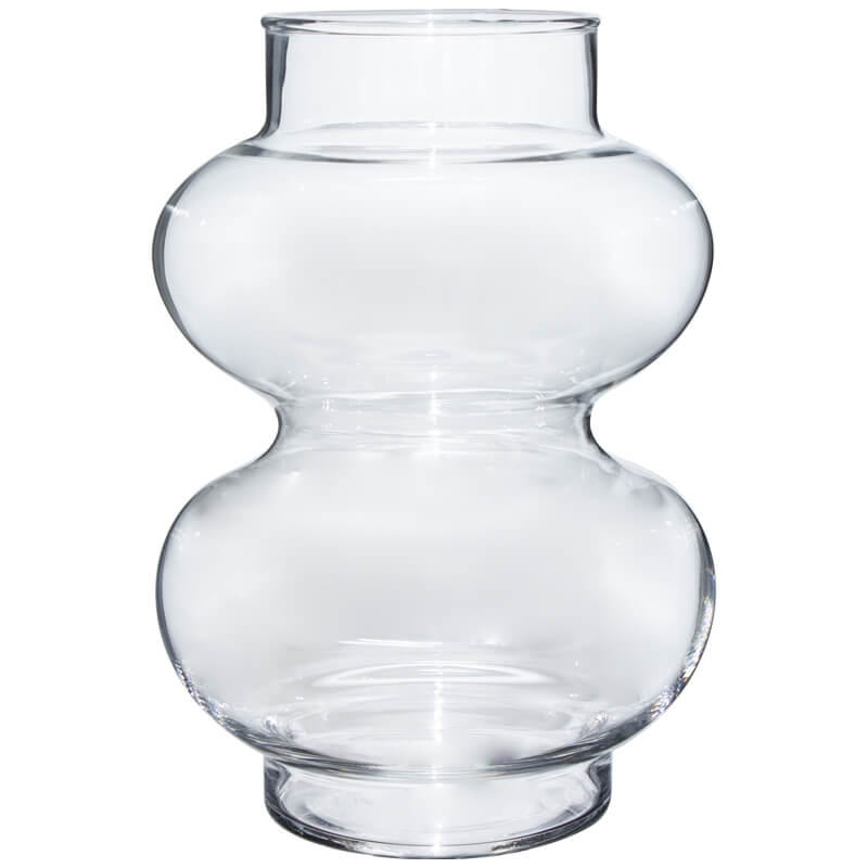 DOUBLE BALL VASE 19X14CM