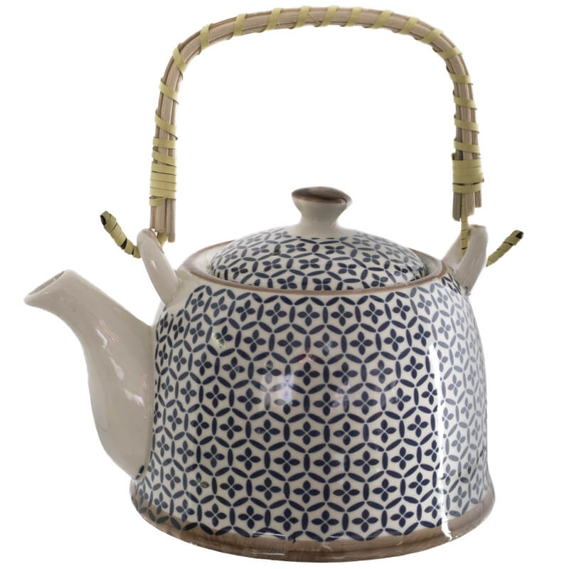 BLUE MOROCCAN FUSION TEA POT
