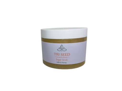 TRI SEED: Sugar Scrub (250g) - Milk and Honey