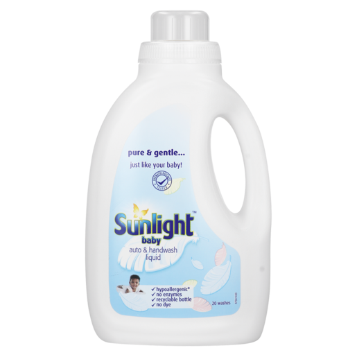 Sunlight Baby Auto & Hand Washing Liquid Fabric Softener, 1.5Ltr