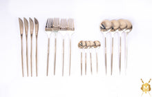 Load image into Gallery viewer, Champagne cutlery set
