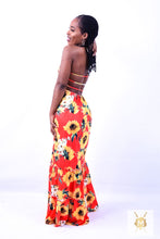 Load image into Gallery viewer, Sunflower Long Summer Dress
