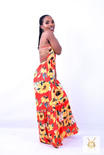 Load image into Gallery viewer, Sunflower Long Summer Dress
