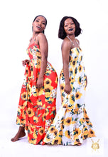 Load image into Gallery viewer, Sunflower Long Summer Dress

