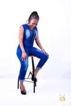 Load image into Gallery viewer, Lace Tie Front Long Jumpsuit
