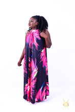 Load image into Gallery viewer, Halter colourful Print long Dress
