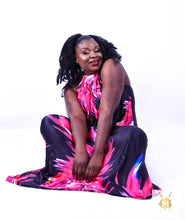 Load image into Gallery viewer, Halter colourful Print long Dress
