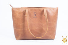 Load image into Gallery viewer, Shany-Luna Shopper bag with a closing zip.
