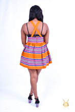 Load image into Gallery viewer, Playful Open Back Flare Tshivenda Nwenda Dress
