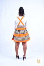 Load image into Gallery viewer, Playful Open Back Flare Tshivenda Nwenda Dress
