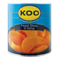 Koo peach slices in syrup -3,06kg