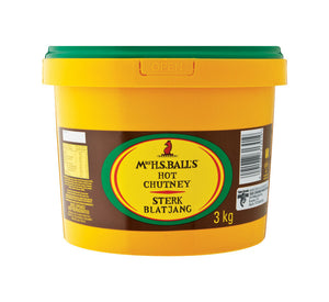 Mrs HS BALLS HOT CHUTNEY -3kg