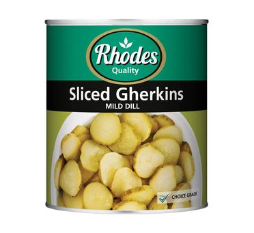 Rhodes Sliced Gerkins -3kg